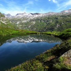 Fototapeta na wymiar Gletscher, Berge, Österreich, Sommer, Natur
