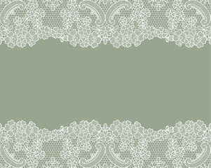 Seamless white lace