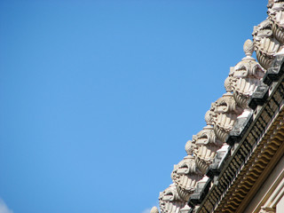 Obraz premium detalle de edificio antiguo