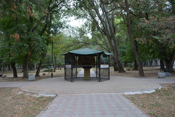 Alley of memory of soldiers