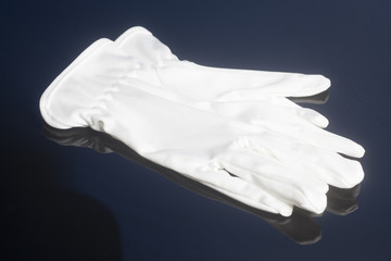 White service gloves