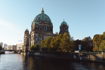 Naklejka na ściany i meble Berlin Cathedral in the summer