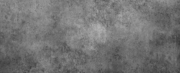 Tuinposter Empty grey stone concrete wall background © Stillfx