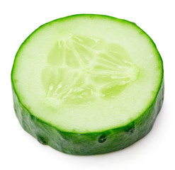 Cucumber isolated on a white
