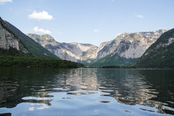 Fototapeta na wymiar Beatiful view over the lake