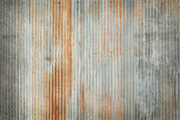 Old zinc texture background, rusty on galvanized metal surface.
