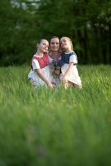 Fototapeta premium parent and children