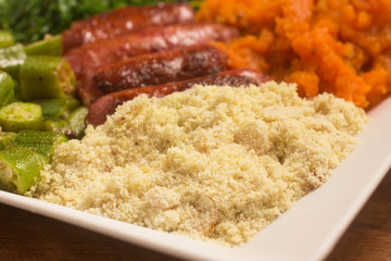 Cassava Flour. Farofa.
