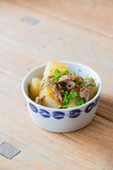 牛肉と大根の煮物