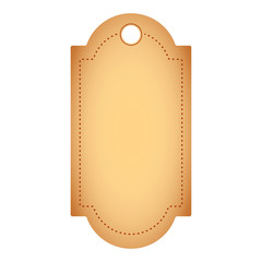 Empty retro sale label