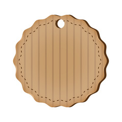 Empty retro sale label