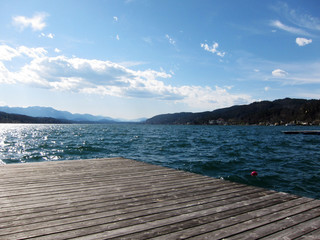 See, Österreich, Sommer, schwimmen, Wasser, Urlaub