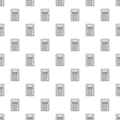 Calculator pattern vector seamless repeating for any web design