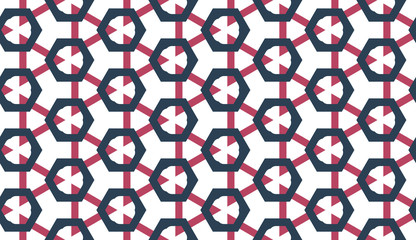 Naklejka premium Design for printing on fabric, textile, paper, wrapper, scrapbooking. Traditional tile ornament retro, vintage style