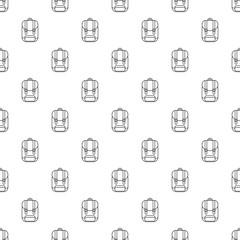 Backpack pattern vector seamless repeating for any web design