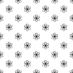 Atom pattern vector seamless repeating for any web design