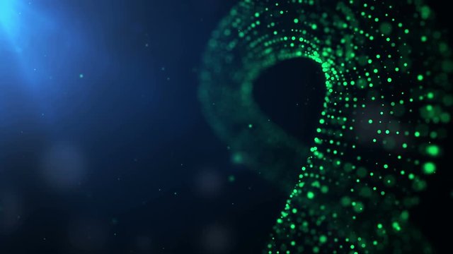 4K infinity particles background, Eye-catching and elegantly animated background