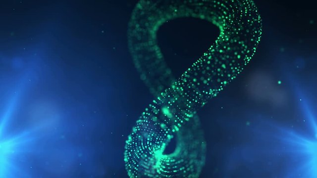 4K infinity particles background, Eye-catching and elegantly animated background