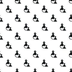 Flask pattern vector seamless repeating for any web design