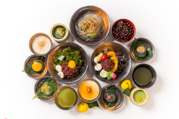 代表的な和スイーツ　traditional Japanese Sweet taste desert