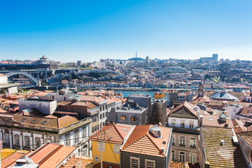 Fototapeta na wymiar Panorama Of Porto Portugal View