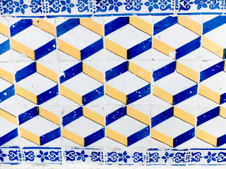 Portugal Patterned Tiles Mosaic Geometric 