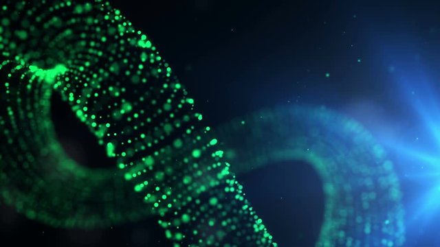 4K infinity particles background, Eye-catching and elegantly animated background