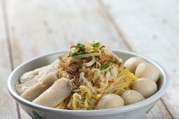 clear soup noodle asian style