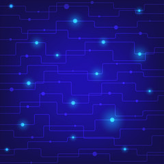 Abstract Network line for future , Background