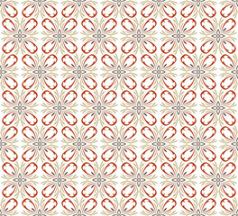 Art deco seamless pattern background, antique stylish ornament,v