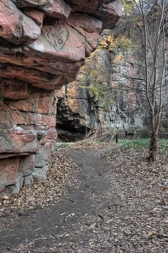 Devil's Gulch is located By Garretson, South Dakota and is where Famous Outlaw Jesse James jumped across