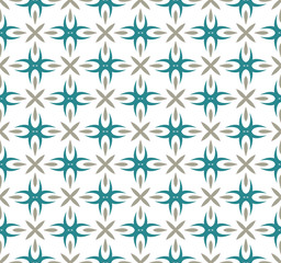 Vector floral seamless pattern, vector repeating texture backgro