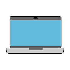 computer laptop isolated icon vector illustration design