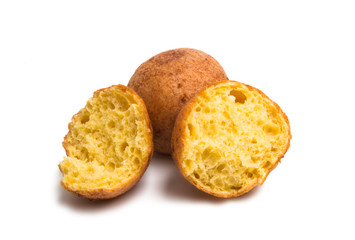 cheese donut isolated