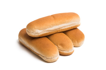Sausage rolls isolated