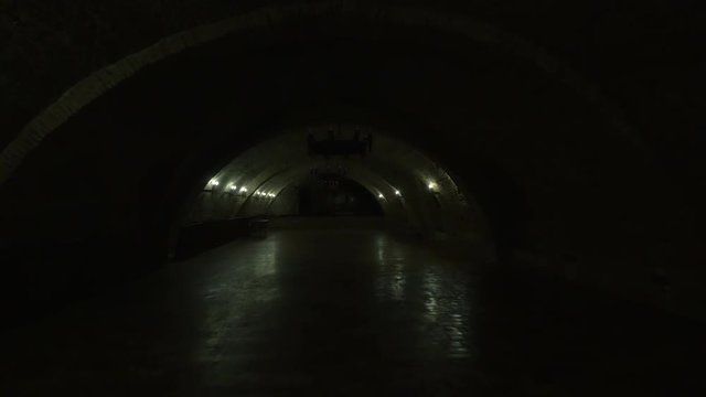 Dark room at Fagaras fortress