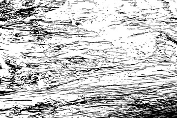 Dry wooden texture with structure line. Timber vector illustration on transparent background.