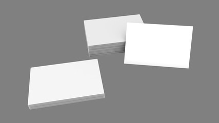 Big blanc business card mock-up / Concept grey 