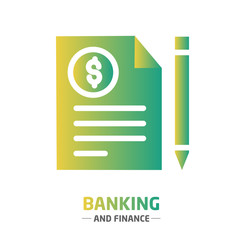 Shape design finance icon banking