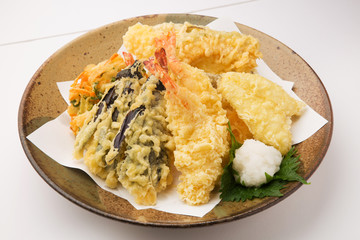 天ぷらの盛り合わせ