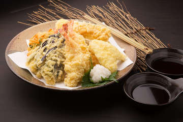 天ぷらの盛り合わせ