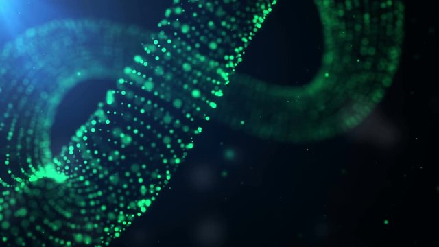 4K infinity particles background, Eye-catching and elegantly animated background