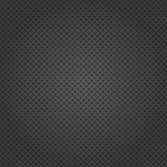 Geometric vector dark grid with diagonal lines. Seamless fine abstract pattern. Modern background