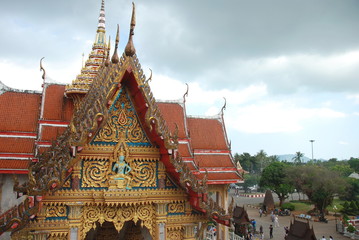 Wat Chalong buddhist temple of Phuket island, Thailand