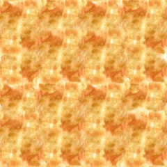 Seamless golden beige texture with brush strokes: a canvas with pale paint marks a
