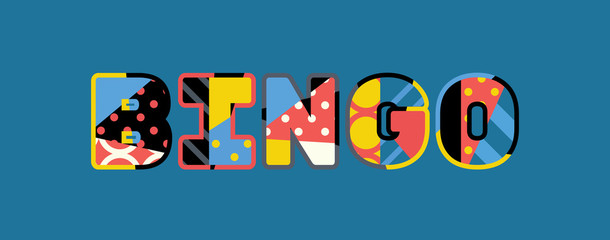 Bingo Concept Word Art Illustration