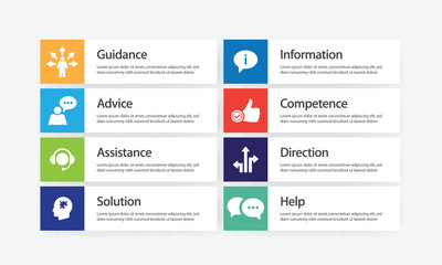 Support Infographic Icon Set