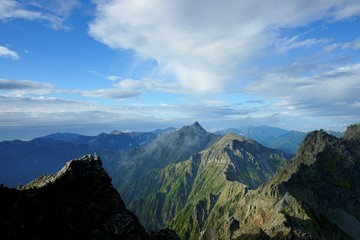 Obraz premium 夏山登山