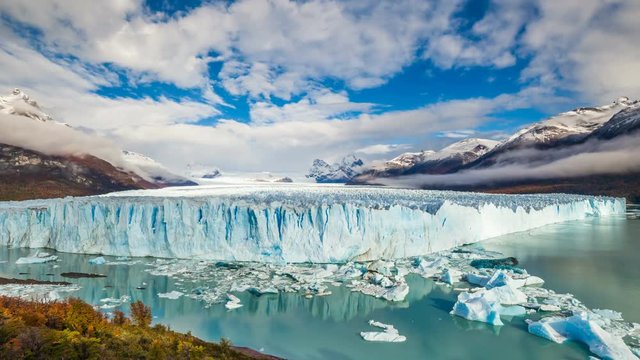 Glacier Perito Moreno National Park in autumn. Argentina, Patagonia