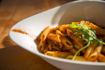 Penne al arrabiata - scharf - Nudeln - italienisch